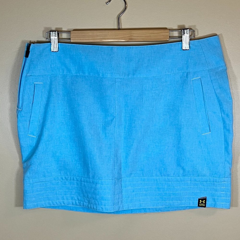 #71 NWOT Under Armour Athletic Mini Skirt, Size 12, Blue